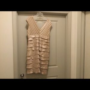 Formal gold colored dress